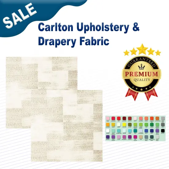 Carlton Polyester Upholstery & Drapery Fabric Cloud {2}