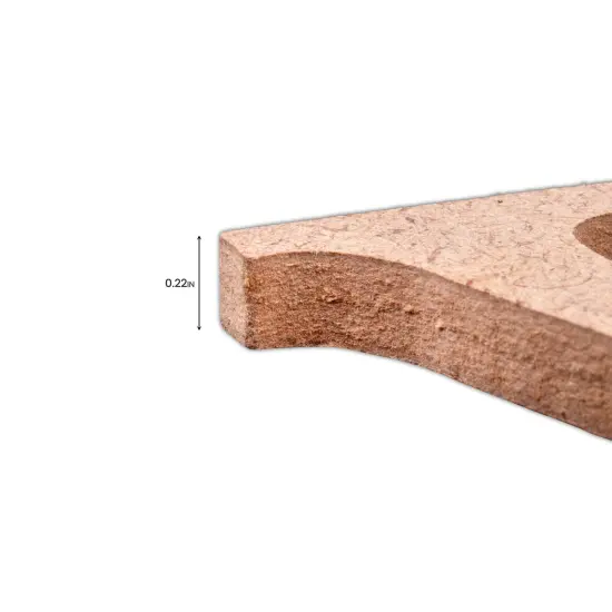 Little Birdie MDF Alphabets Upper Case 4" 1/Pkg-W {5}