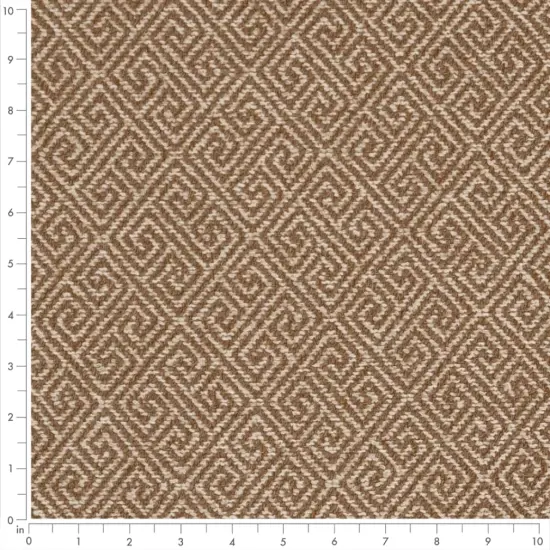Greek Key Cafe - Beige & Taupe,Brown Abstract & Geometric,Greek Key Upholstery Fabric 54 Inches" {2}