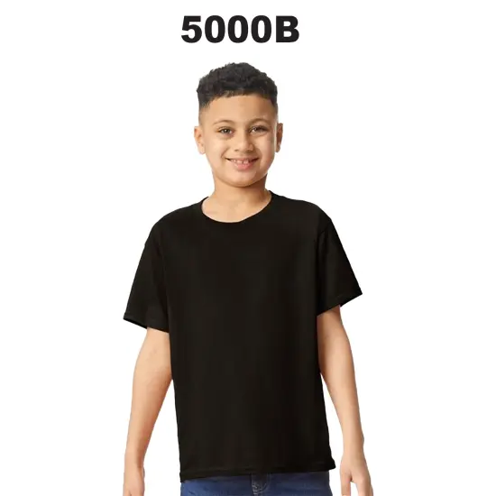 Gildan&reg; Heavy Cotton Youth Crewneck Short Sleeve T-Shirt - 5000B Kiwi {4}