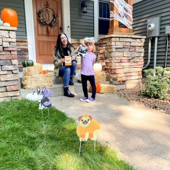 Big Dot of Happiness Halloween Pets - Assorted Cats and Dogs Gift Favor Classroom Treat Bags - Birthday Party Goodie Boxes - Set of 12 {4}