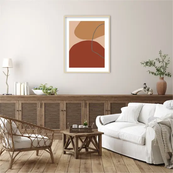 Subtile by Yopie Studio Wood Framed Wall Art Print {4}