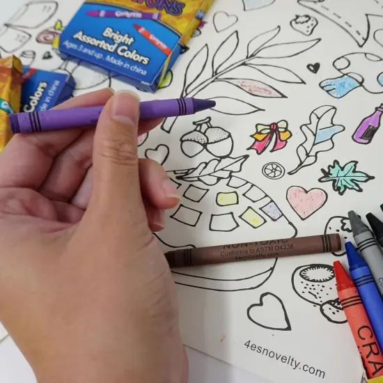 4E's Novelty 48 Boxes of 8 Packs Bulk Crayons for Kids,Non-Toxic Crayons Bulk Classpack Colors for Kids, Ideal School Supplies for Teachers & Students {4}