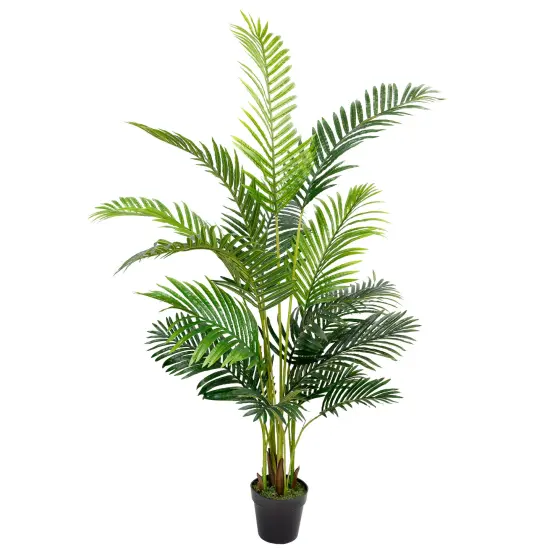 Northlight Potted Artificial Green Areca Palm Tree - 5.25' {3}