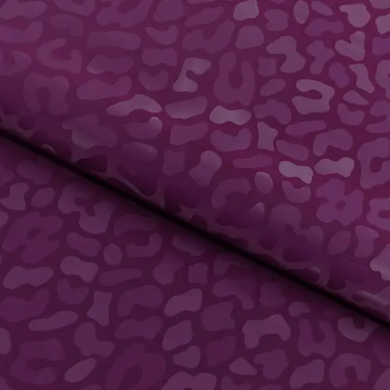 1 Yard 4 way Prowl Polyester Spandex Slick Vinyl Fabric 36" x 55" Length by Width Dark Berry {1}
