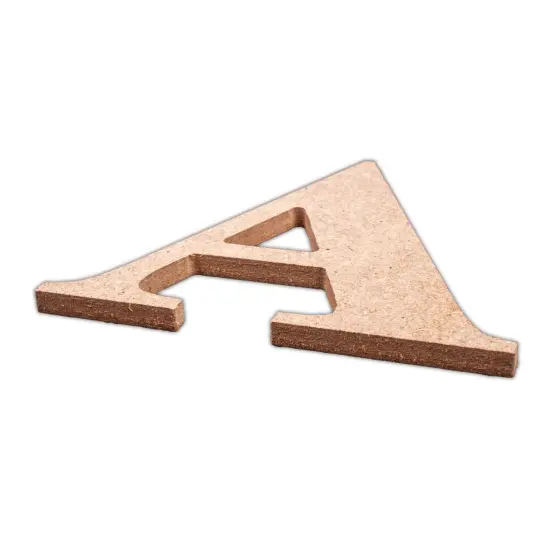 Little Birdie MDF Alphabets Upper Case 4" 1/Pkg-A {3}