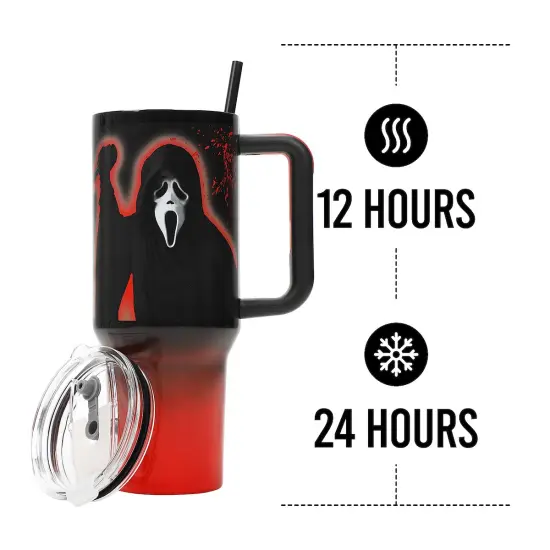 Ghost Face 40oz Stainless Tumbler {3}