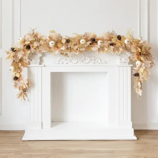 6FT Boho Fall Garland (Beige) {1}