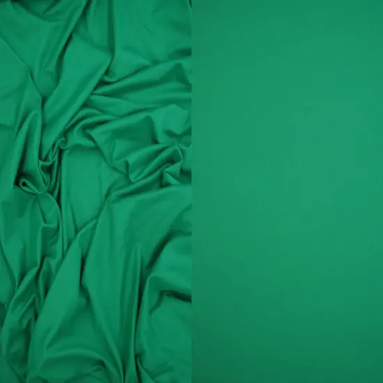 1 Yard Solid DTY Brushed Knit Fabric, 58/60&Prime; Wide Polyester Spandex Blend GREEN MOSS {6}