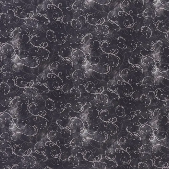 Mook Fabrics Elegance Cotton Fabric [45 in. Wide] - By The Yard Dk Grey {1}