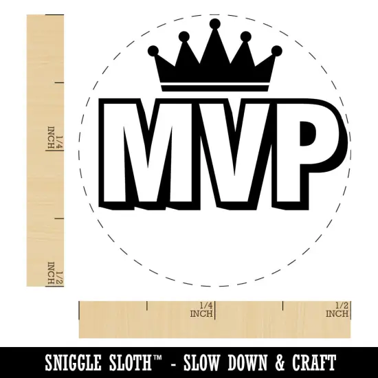 MVP Most Valuable Person Player Sport Competition Award Self-Inking Rubber Stamp UV {1}
