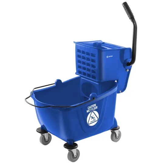 Dryser Commercial Mop Bucket with Side Press Wringer, 26 Quart {1}