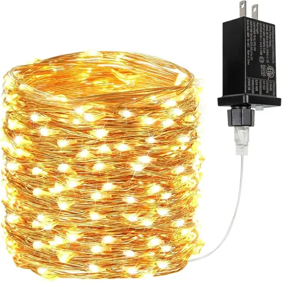 66Ft 200 LED Fairy Christmas String Light Plug in {1}