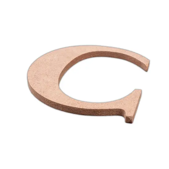 Little Birdie MDF Alphabets Upper Case 4" 1/Pkg-C {3}