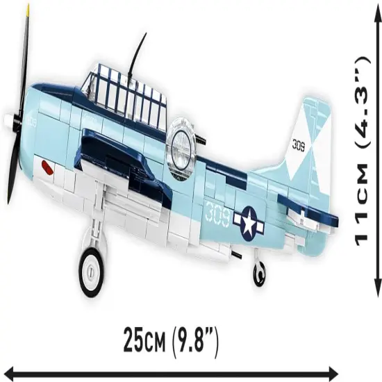 COBI Historical Collection WWII Grumman TBF Avenger Aircraft {4}