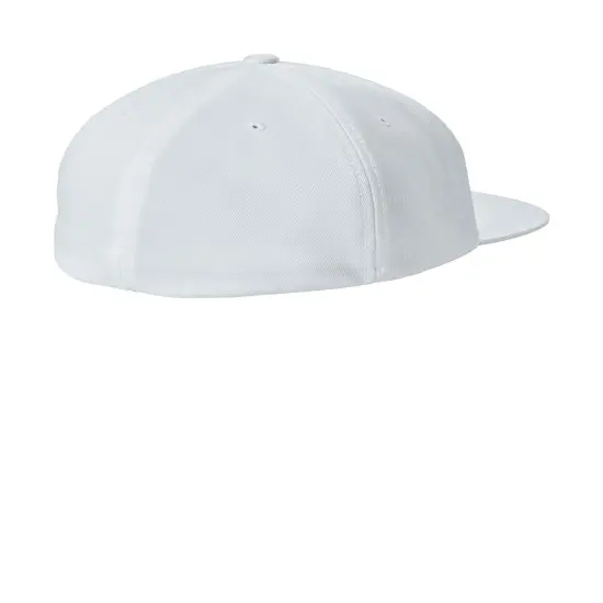 Sport-Tek&reg; Flat Bill Cap White {2}
