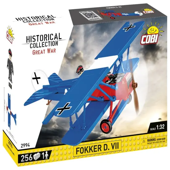 COBI Historical Collection: Great War FOKKER D. VII Plane Building Set, 256 Pieces {1}