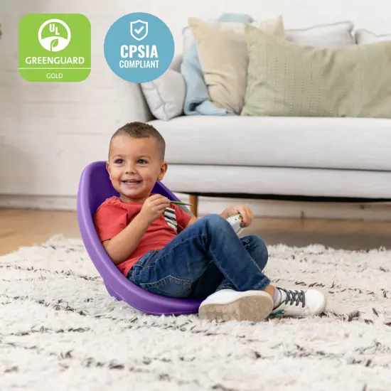 Leaf Floor Seat, Rocker Chair, 6-Piece Purple {5}