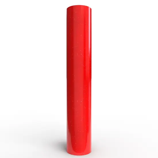 Siser&reg; EasyPSV&reg; Glitter Permanent Adhesive Vinyl by Avery Dennison&reg;, 12" x 60" Flame Red {1}