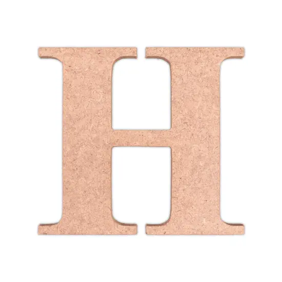 Little Birdie MDF Alphabets Upper Case 4" 1/Pkg-H {2}