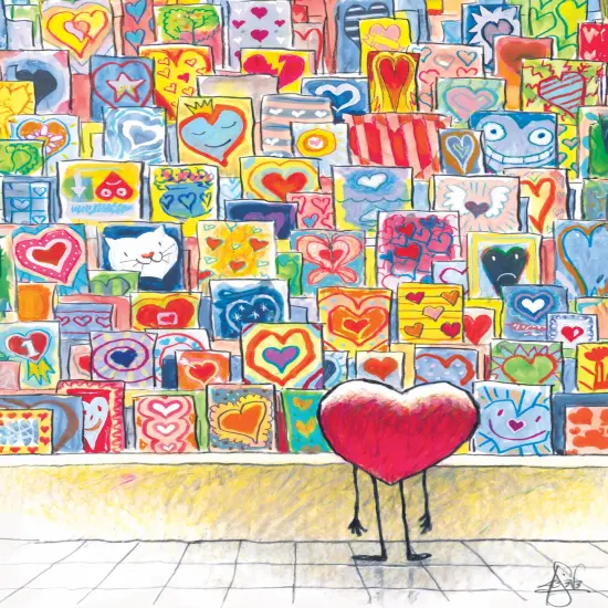 New York Puzzle Company Heart Trouble 1000 Piece Piece Jigsaw Puzzle {3}