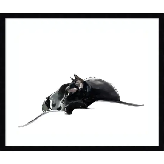 Asher III by Emily Kalina Wood Framed Wall Art Print {1}