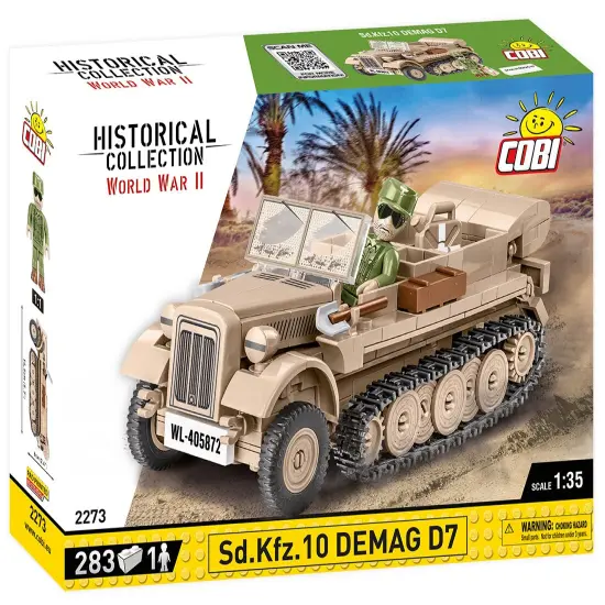 COBI Historical Collection World War II Sd.Kfz.10 DEMAG D7 Vehicle {1}