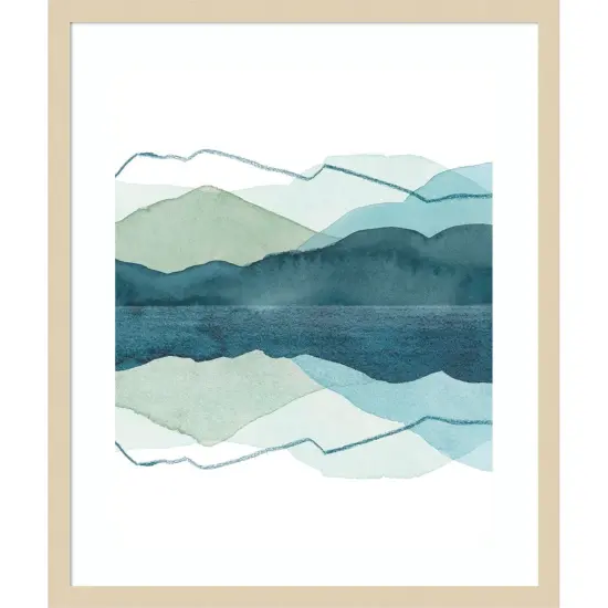 Icicle Range II by Grace Popp Wood Framed Wall Art Print {1}