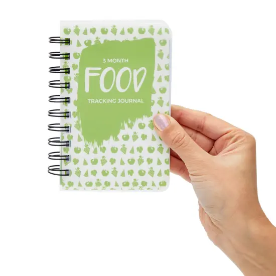 3-Pack Calorie Counter Book for Weight Loss, 90-Day Food Meal Pocket-Size Tracker Journal Notebook for Men and Women Nutrition Meal Tracker and Recording (5 x 3.5 Inches) Green {6}
