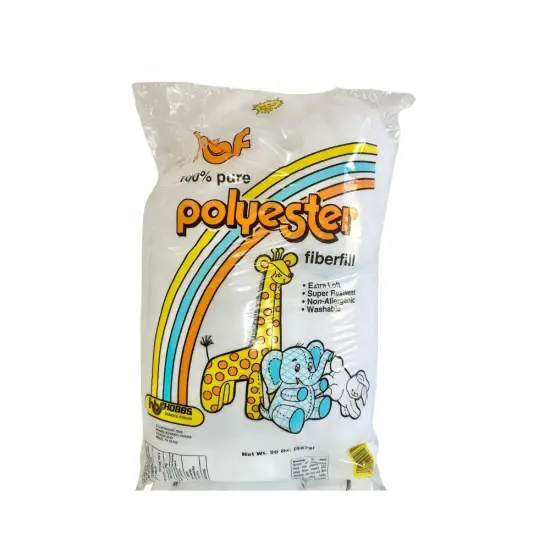 Hobbs Polyester Fiberfill-20oz Bag-Premium Polyester Fiberfill for Crafting & Stuffed Animals-*Includes Shipping {2}