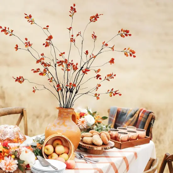 6 Pcs Fall Greenery Stems {5}