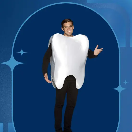Hilarious Mr. Molar Adult Costume Tooth Tunic for Halloween Parties and Events {5}