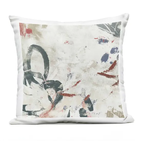 Stupell Industries Neutral Washi Abstract Outdoor Pillow, 18 x 7 x 18 {1}