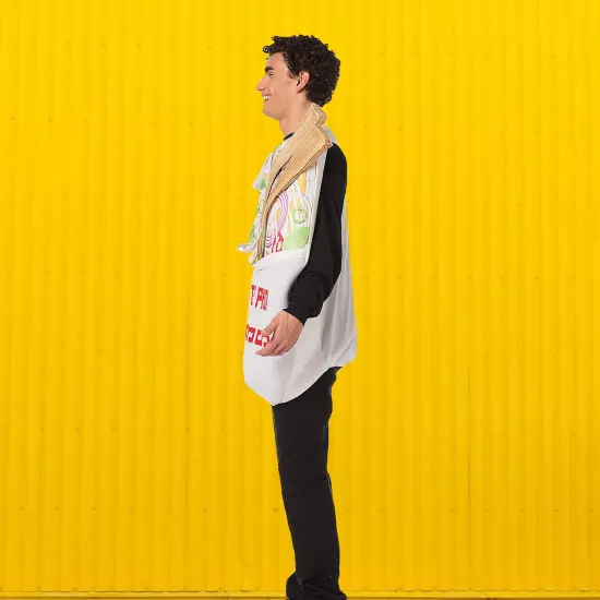 Funny Pho Noodle Bowl Adult Costume with 3D Chopsticks for Halloween and Parties {4}