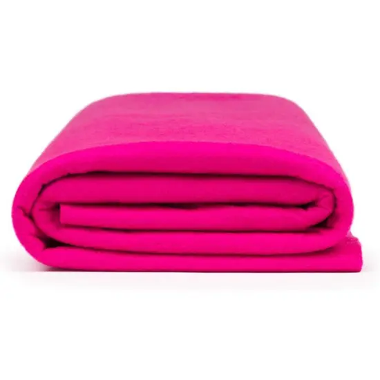 1 Yard Fuchsia Acrylic Felt Fabric Soft Durable 100% acrylic, 1.6mm Thick Craft DIY Arts Crafts Decorations Sewing 72&Prime; Wide {1}