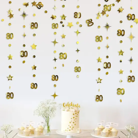 Birthday Party Decorations Number 80 {3}