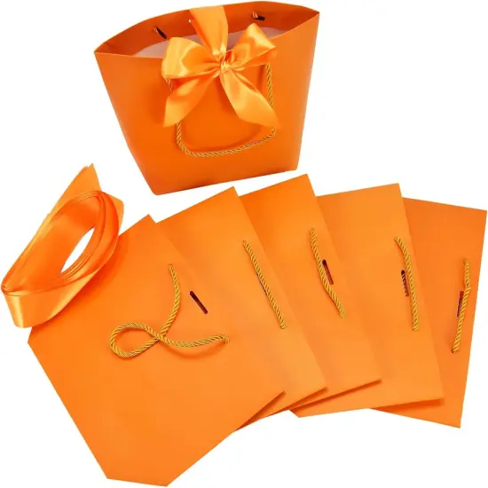 Gift Bags with Handles,Party Favor Bags with Bow Ribbon {4}