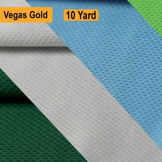 Mock Mesh Poly Fabric Vegas Gold {1}