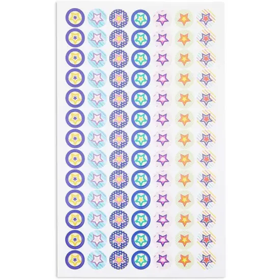 2730 Count Teacher Star Reward Stickers for kids and Students, small sticker for Behavior Chart, Classroom Supplies, 30 Sheets, Assorted Designs {7}