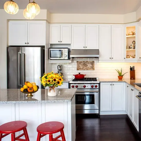 Artificial Flowers with Ceramics Vase for Spring Decoration Tabletop {4}