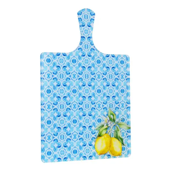 Blue Design Lucite Board with Handle {1}