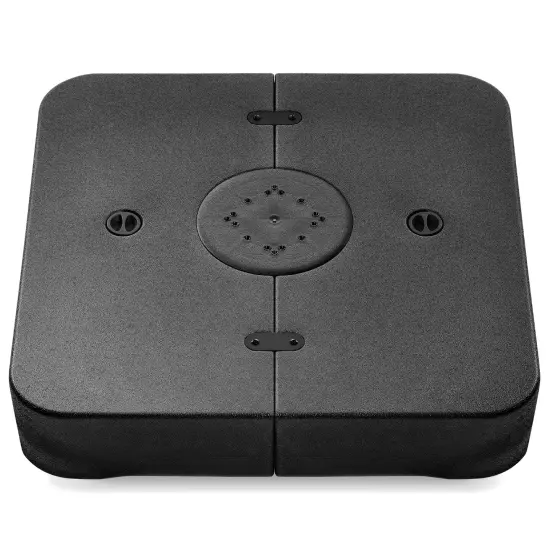 Best Choice Products 330lb Capacity Fillable Heavy-Duty Outdoor Cantilever Umbrella Base w/ Easy-Fill Spouts Black {1}