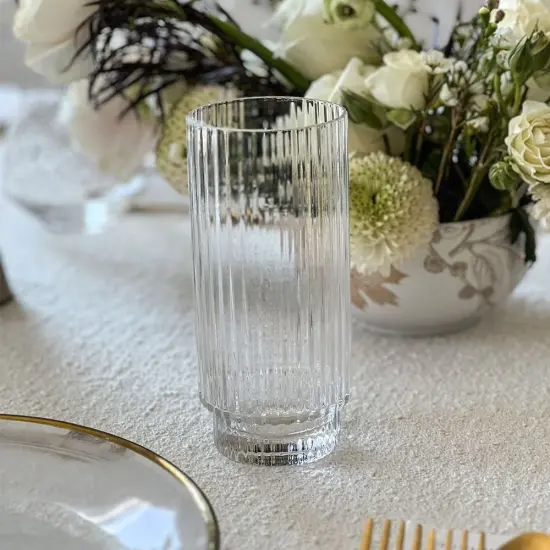 Narrow Base Glasses 6pk Clear {4}