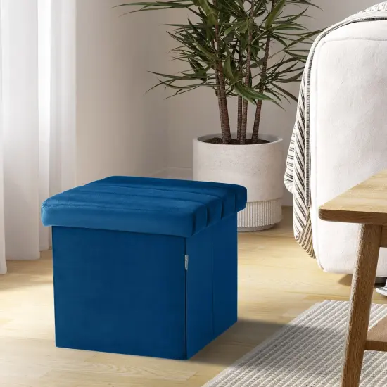 Seville Classics Channel Tufted Storage Trunk {2}