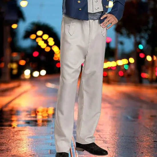 Deluxe Prince Eric Costume with Navy Jacket and Blue Cravat 100% Polyester {3}