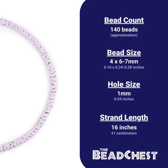 The Bead Chest Lavender Agate Interlocking Snake Beads (6mm) {4}