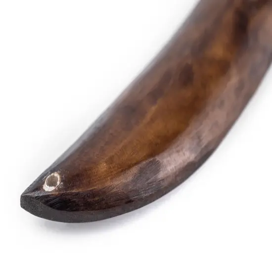 The Bead Chest Wing-Shaped Brown Bone Pendant (110mm) {4}