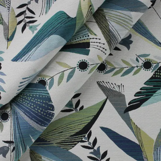 Richloom HUMMINGBIRD PEACOCK - Home D&eacute;cor Fabric Peacock {1}