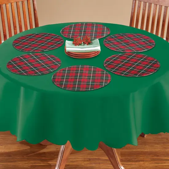 Collections Etc Festive Reversible Placemats - Set of 6 {4}