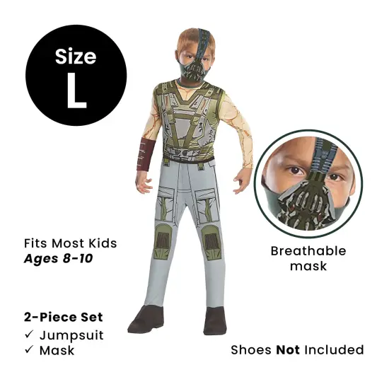Rubies The Dark Knight Rises Bane Boy's Halloween Costume- Large Beige {5}